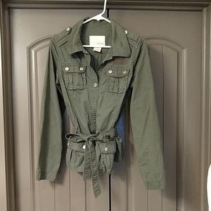 Olive cotton jacket